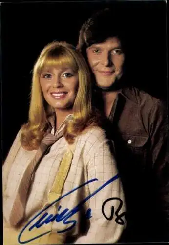 Ak Musikgruppe Cindy und Bert, Portrait, Autogramme