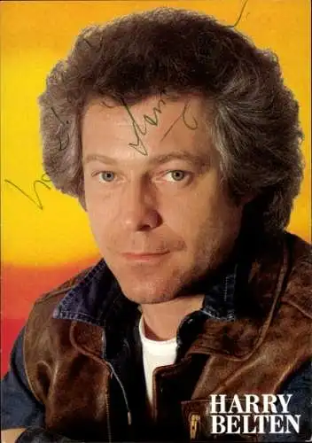 Ak Sänger Harry Belten, Portrait, Autogramm