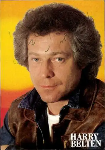 Ak Sänger Harry Belten, Portrait, Autogramm