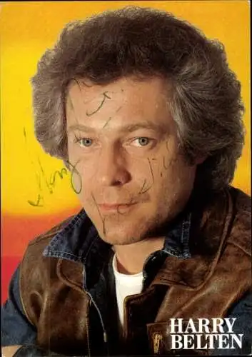 Ak Sänger Harry Belten, Portrait, Autogramm