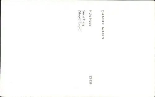 Ak Sängerin Danny Mann, Portrait, Polydor Schallplatten, Autogramm