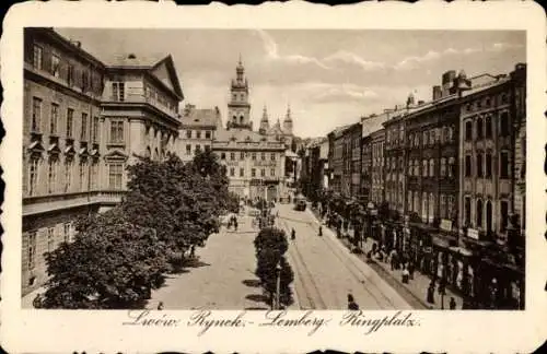 Ak Lwiw Lwów Lemberg Ukraine, Ringplatz