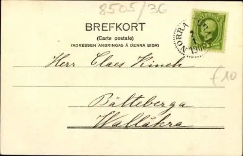 Ak Bjuv Schweden, Grufschaktet