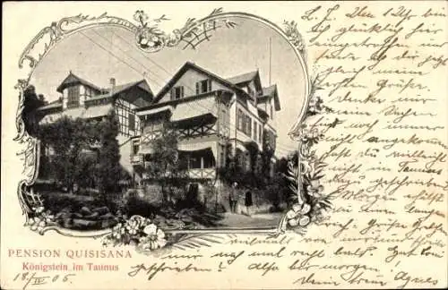 Ak Königstein im Taunus, Pension Quisisana