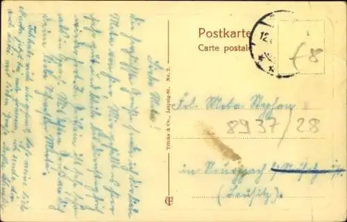 Ak Geithain in Sachsen, Marktplatz