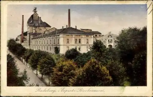 Ak Radeberg in Sachsen, Export Bierbrauerei