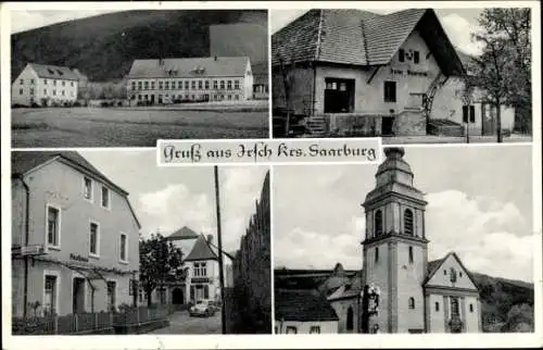Ak Irsch Rheinland Pfalz, Teilansichten, Gasthaus Peter Karges