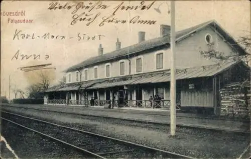 Ak Bahnhof in Ungarn