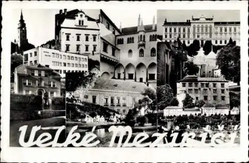 Ak Velké Meziříčí Groß Meseritsch Region Hochland, Teilansichten