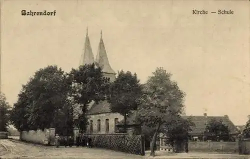 Ak Bahrendorf Sülzetal Sachsen Anhalt, St.-Stephanus-Kirche