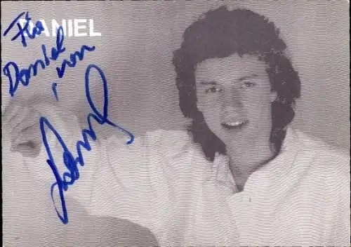 Ak Sänger Daniel Popovic, Portrait, Autogramm