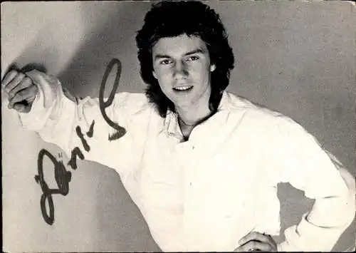 Ak Sänger Daniel, Portrait, Autogramm