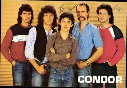 Ak Musikgruppe Condor, Portrait, Autogramm