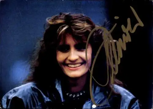 Ak Sängerin Denise, Portrait, Autogramm