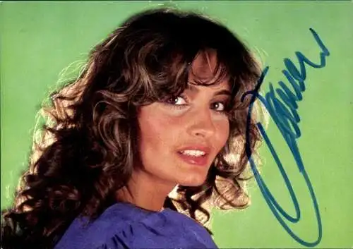 Ak Sängerin Denise, Portrait, Autogramm