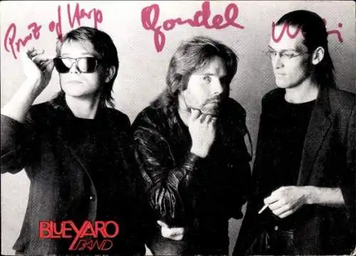 Ak Musikgruppe BlueYaro Band, Portrait, Autogramme