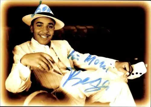 Ak Sänger Lou Bega, Portrait, Autogramm