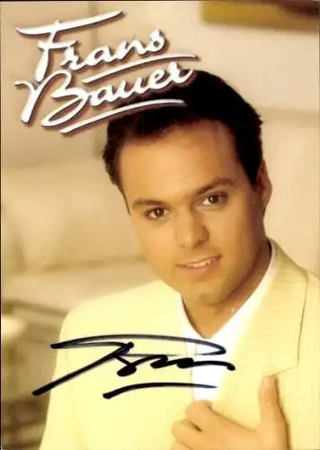 Ak Sänger Frans Bauer, Portrait, Autogramm