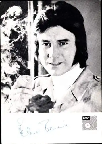 Ak Sänger Peter Beil, Portrait, Autogramm