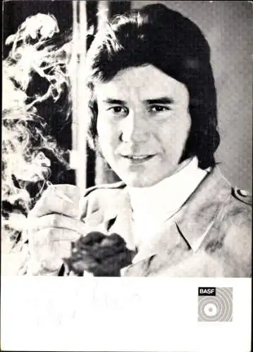 Ak Sänger Peter Beil, Portrait, Autogramm