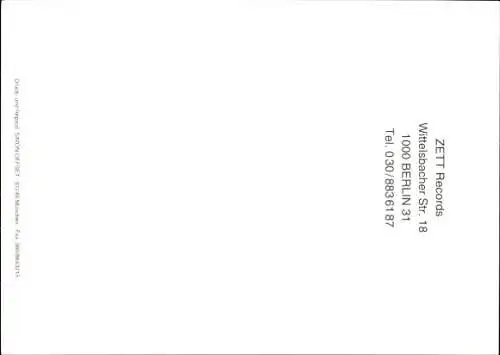 Ak Sänger Bert Beel, Portrait, Autogramm