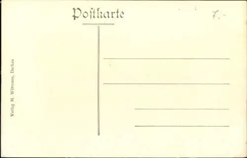 Ak Dachau in Oberbayern, Teilansicht