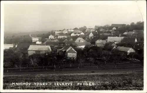 Foto Ak Mnichovský Týnec Steinteinitz Chožov Koschow Region Aussig, Gesamtansicht