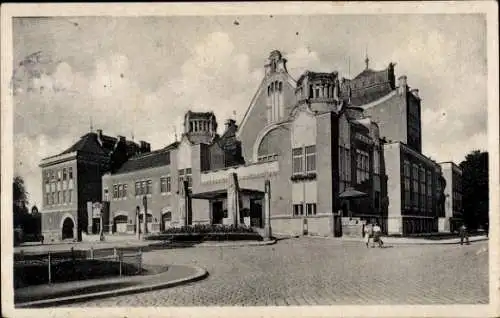 Ak Prostějov Proßnitz Region Olmütz, Gebäude