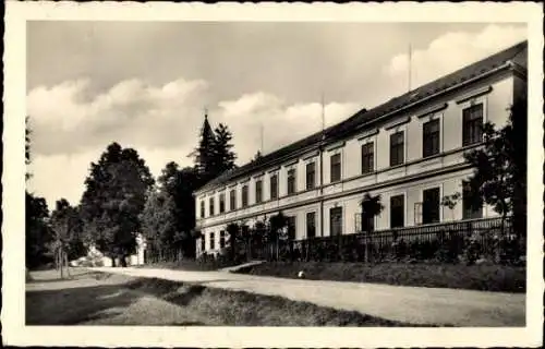 Ak Halenkovice Allenkowitz Region Zlin, Schule, Kirche