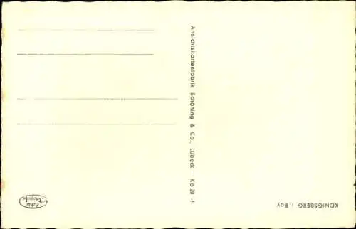 Ak Königsberg in Bayern Unterfranken, Teilansicht