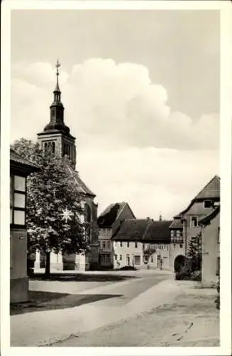 Ak Königsberg in Bayern Unterfranken, Marktplatz