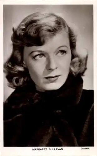 Ak Schauspielerin Margaret Sullavan, Portrait