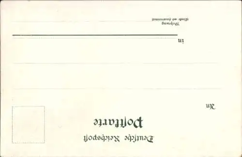 Litho Behüt Dich Gott, Trompeter von Säckingen, Edelweiß