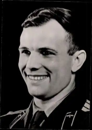 Ak Kosmonaut Juri Gagarin, Portrait