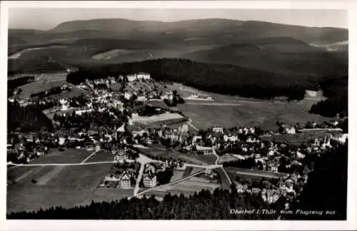 Ak Oberhof im Thüringer Wald, Fliegeraufnahme