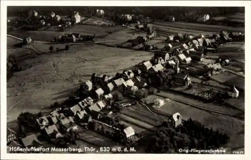 Ak Masserberg in Thüringen, Fliegeraufnahme