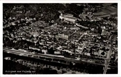 Ak Rudolstadt in Thüringen, Fliegeraufnahme