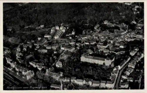 Ak Nordhausen am Harz, Fliegeraufnahme