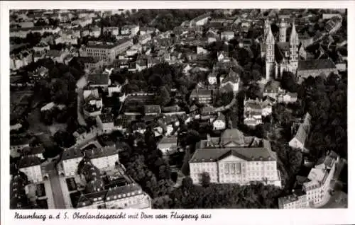 Ak Naumburg an der Saale, Fliegeraufnahme, Oberlandesgericht, Dom