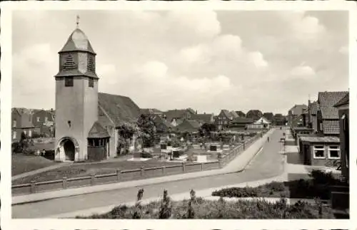 Ak Nordseebad Juist in Ostfriesland, Evangelische Kirche