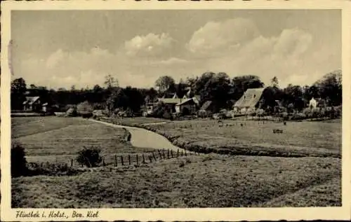 Ak Flintbek in Holstein, Teilansicht