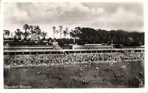 Ak Berlin Zehlendorf Wannsee, Strandbad Wannsee