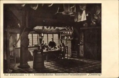 Ak Bad Zwischenahn in Oldenburg, Ammerländisches Bauernhaus, Freilandmuseum Unnerslag