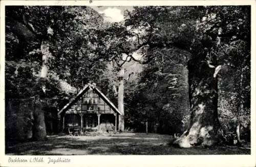 Ak Bockhorn in Oldenburg Friesland, Jagdhütte