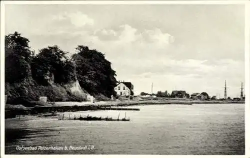 Ak Ostseebad Pelzerhaken Neustadt in Holstein, Teilansicht, Ufer