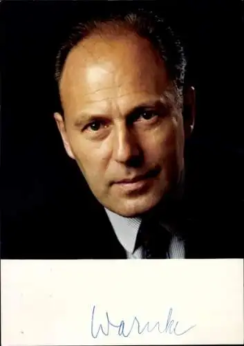 Ak Jürgen Warnke, Politiker, Portrait, Autogramm