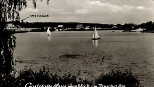 Ak Ternsche Selm in Westfalen, Ternscher See, Haus Seeblick, Segelboote