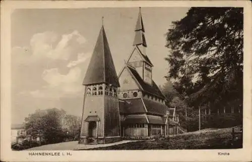 Ak Hahnenklee Bockswiese Goslar im Harz, Kirche