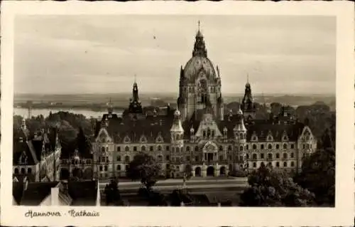 Ak Hannover in Niedersachsen, Rathaus