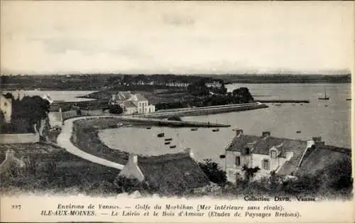 Ak Île aux Moines Morbihan, Golf von Morbihan (konkurrenzloses Binnenmeer), Le Lairio